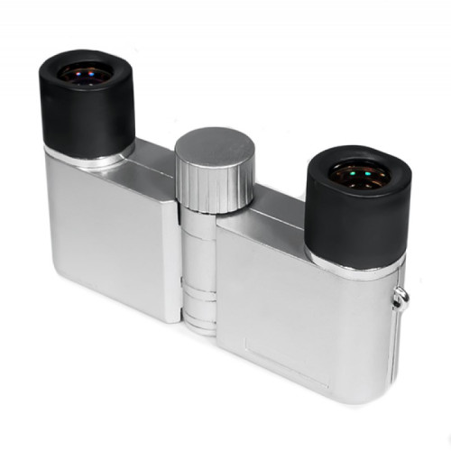 Бинокль театральный STURMAN 5x12, серебристый, Серебрянный