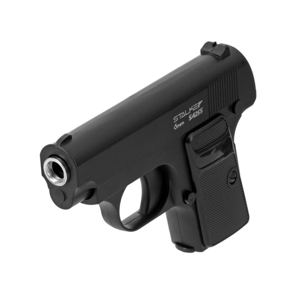 Пистолет пневматический Stalker SA25S Spring (Colt Model 1908) + ПБС, к.6мм