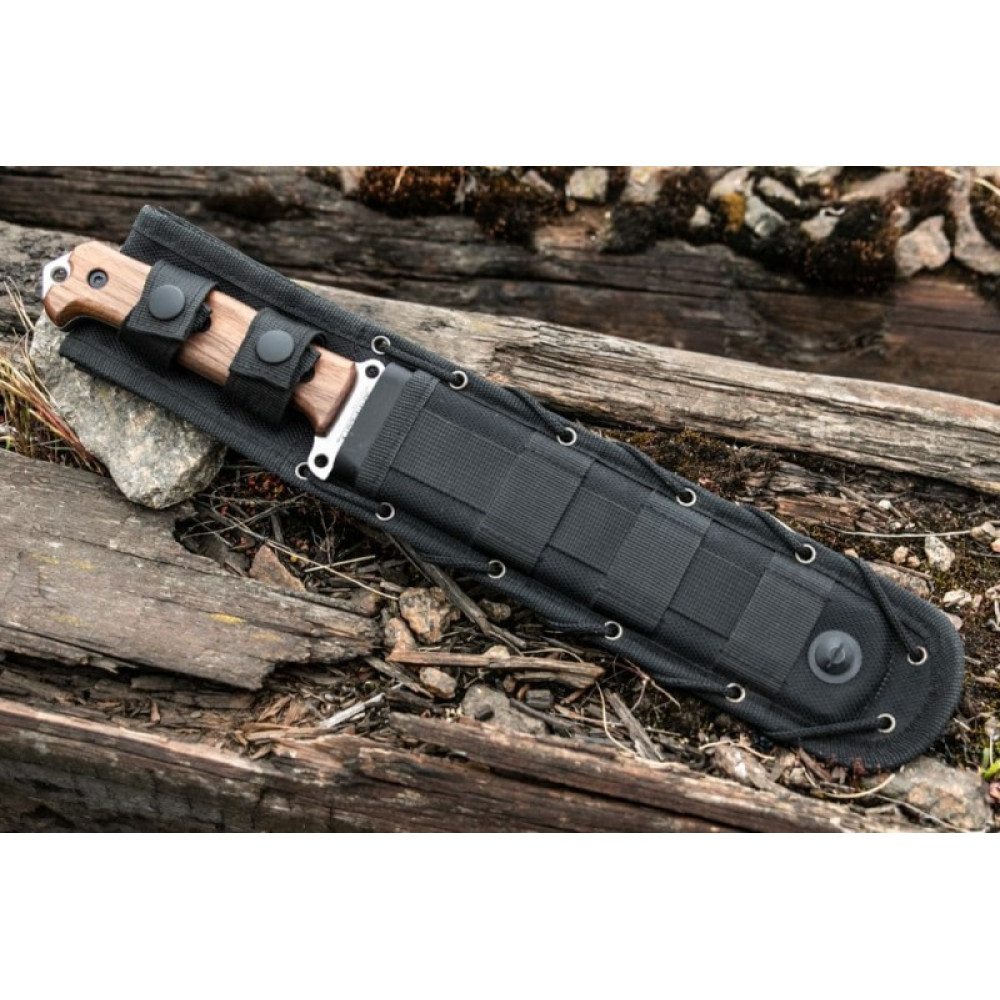 Нож выживания Survivalist X AUS-8 StoneWash Орех