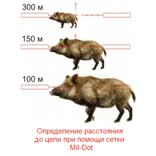 Прицел ночного видения Dedal 490-DK3 (165)/bw (чёрно-белый) - 6х