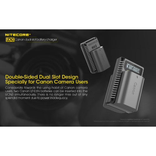 Зарядное устройство Nitecore UCN3 Canon LP-E6N