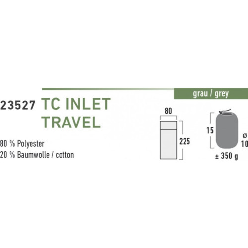 Вкладыш в спальный мешок High Peak TC Inlett Travel