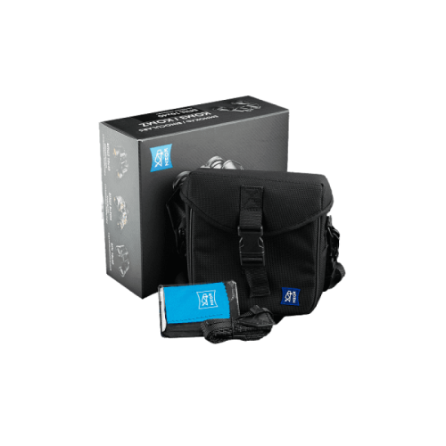 Бинокль БПЦ2 10х40 (обрезиненный) «Байгыш» с рубиновым покрытием, Черный