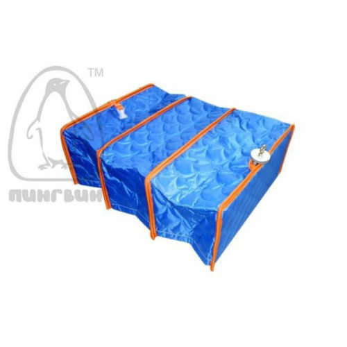 Полочки с бортиками Пингвин синий