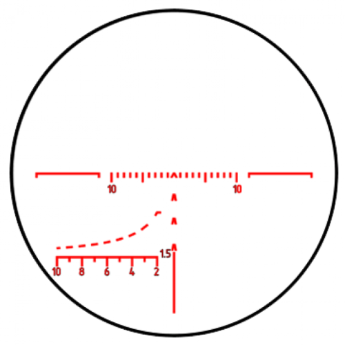 Призматический прицел для винтовки Pilad brevis Р2,5х24 сетка 7.62x39