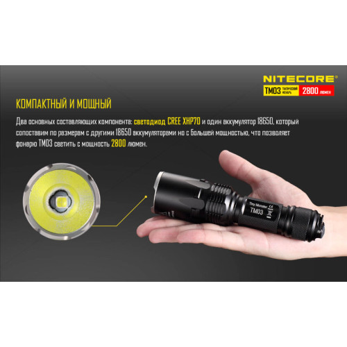 Фонарь Nitecore TM03