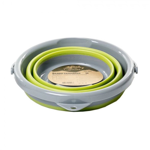 Tramp ведро складное силиконовое 5 л (оранжевый)