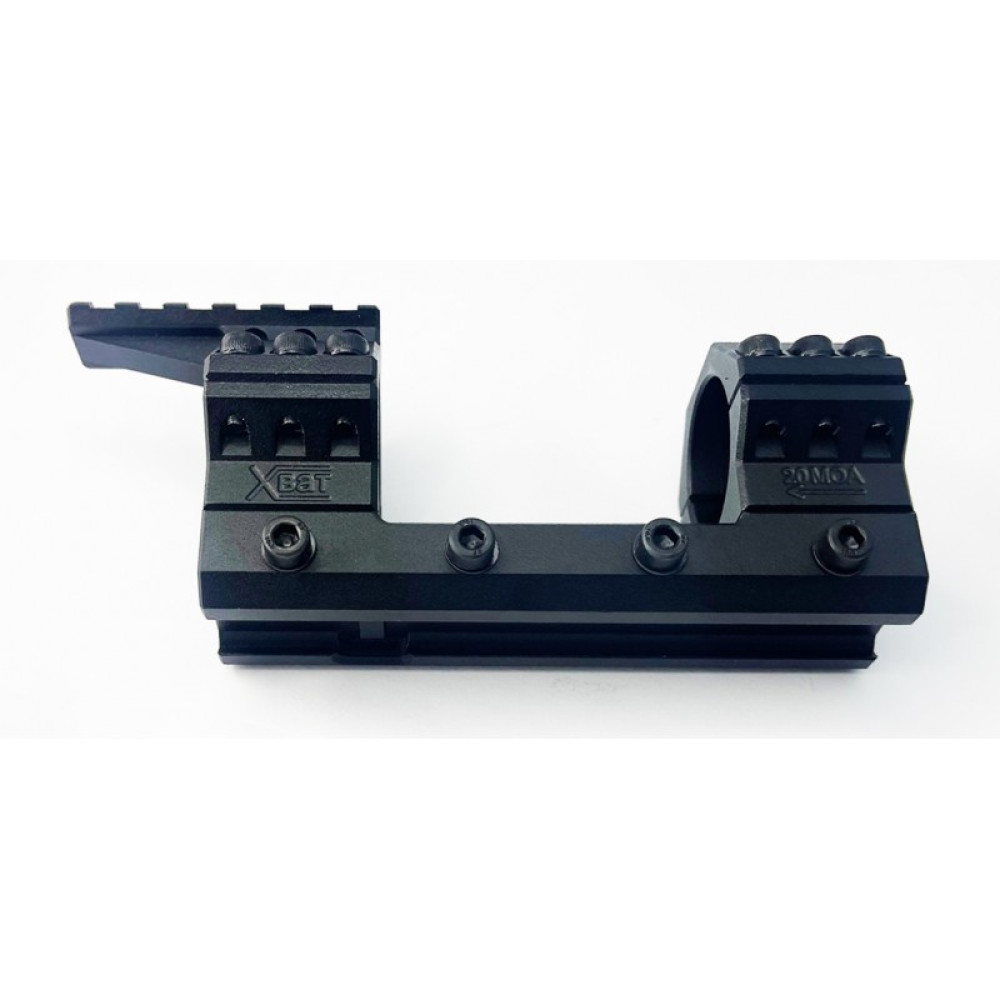 Моноблок 34мм 20МОА высота 20мм в горизонтальном исполнении + вивер на переднем полукольце