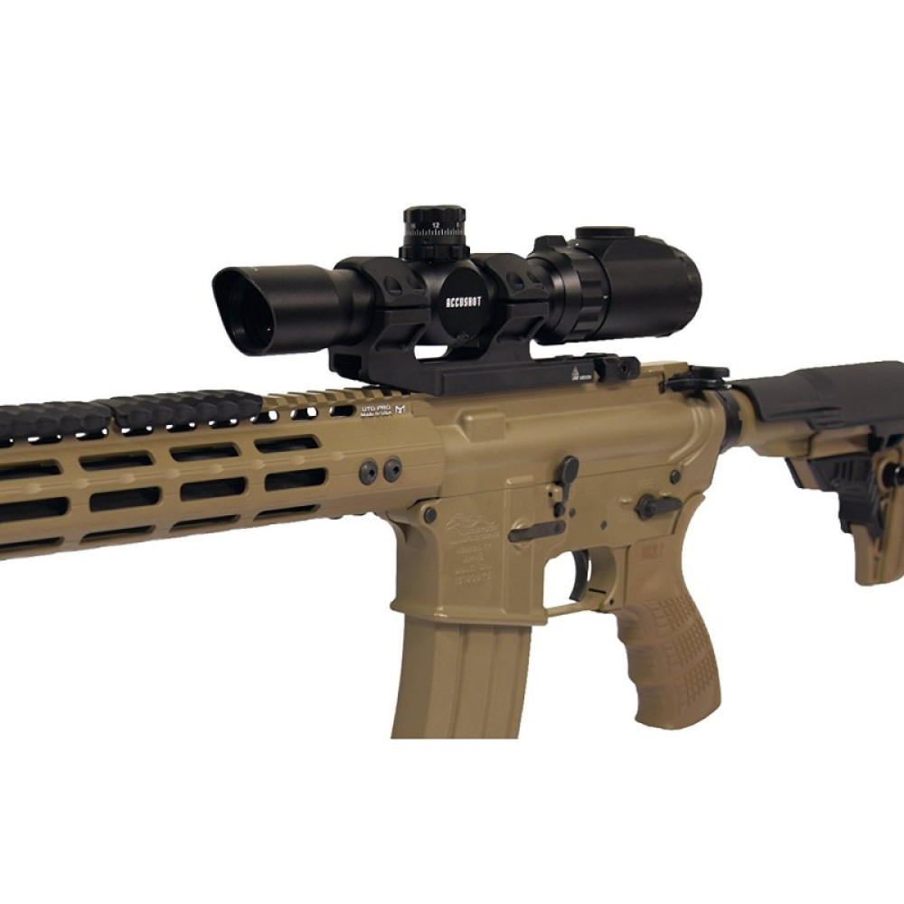 Кронштейн Leapers UTG ACCU-SYNC 30мм на Picatinny, вынос 34мм, средний