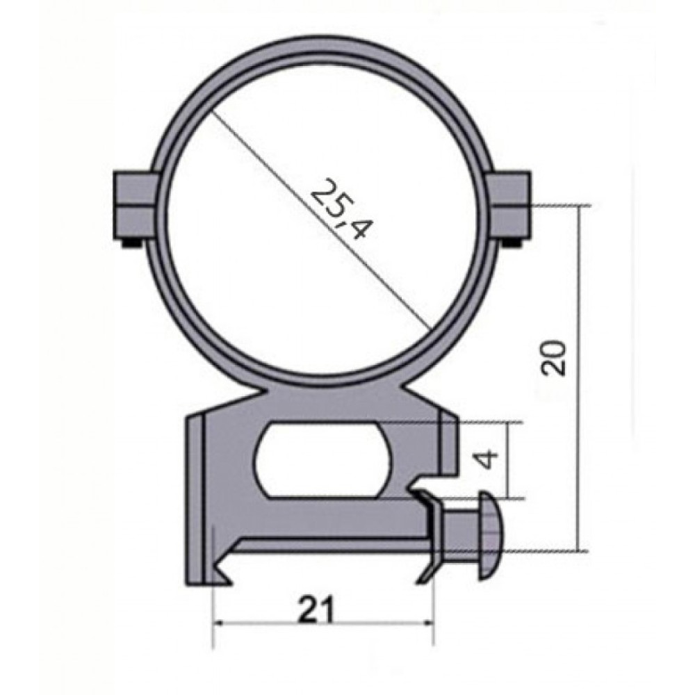 Крепление - кольца 2521