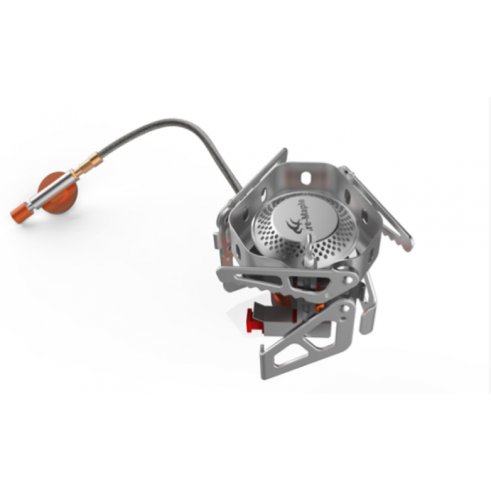 Горелка со шлангом, с широкой конфоркой и встроенным ветрозащитным экраном Sirius