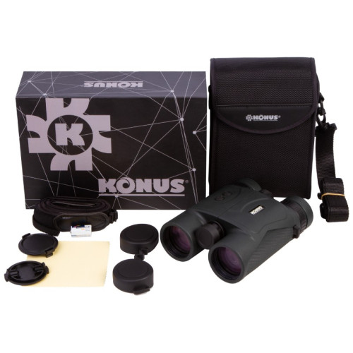 Бинокль Konus Konusrange-2 10x42 с дальномером 1200 м