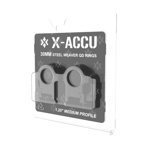 Быстросъёмные кольца для прицелов Vector Optics X-ACCU 30мм Weaver QD 1.25 дюйма