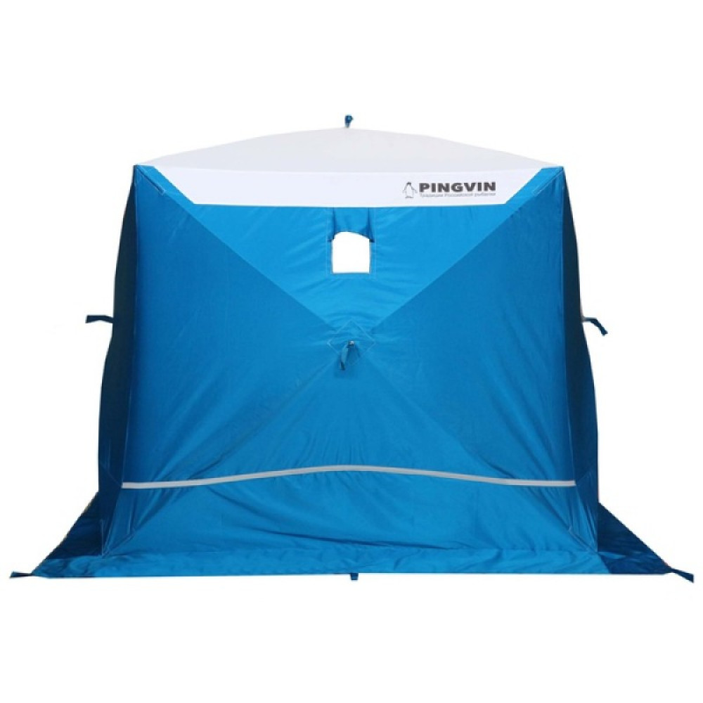 Палатка Пингвин Призма Премиум Strong бело-синий