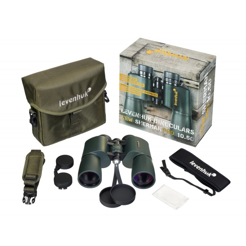 Бинокль Levenhuk New Sherman PRO 10x50