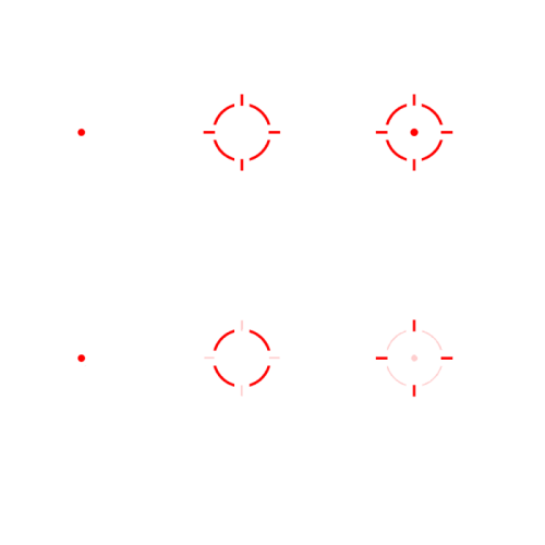 Коллиматорный прицел Vector Optics Scrapper 1x25 SOL Multi Reticles