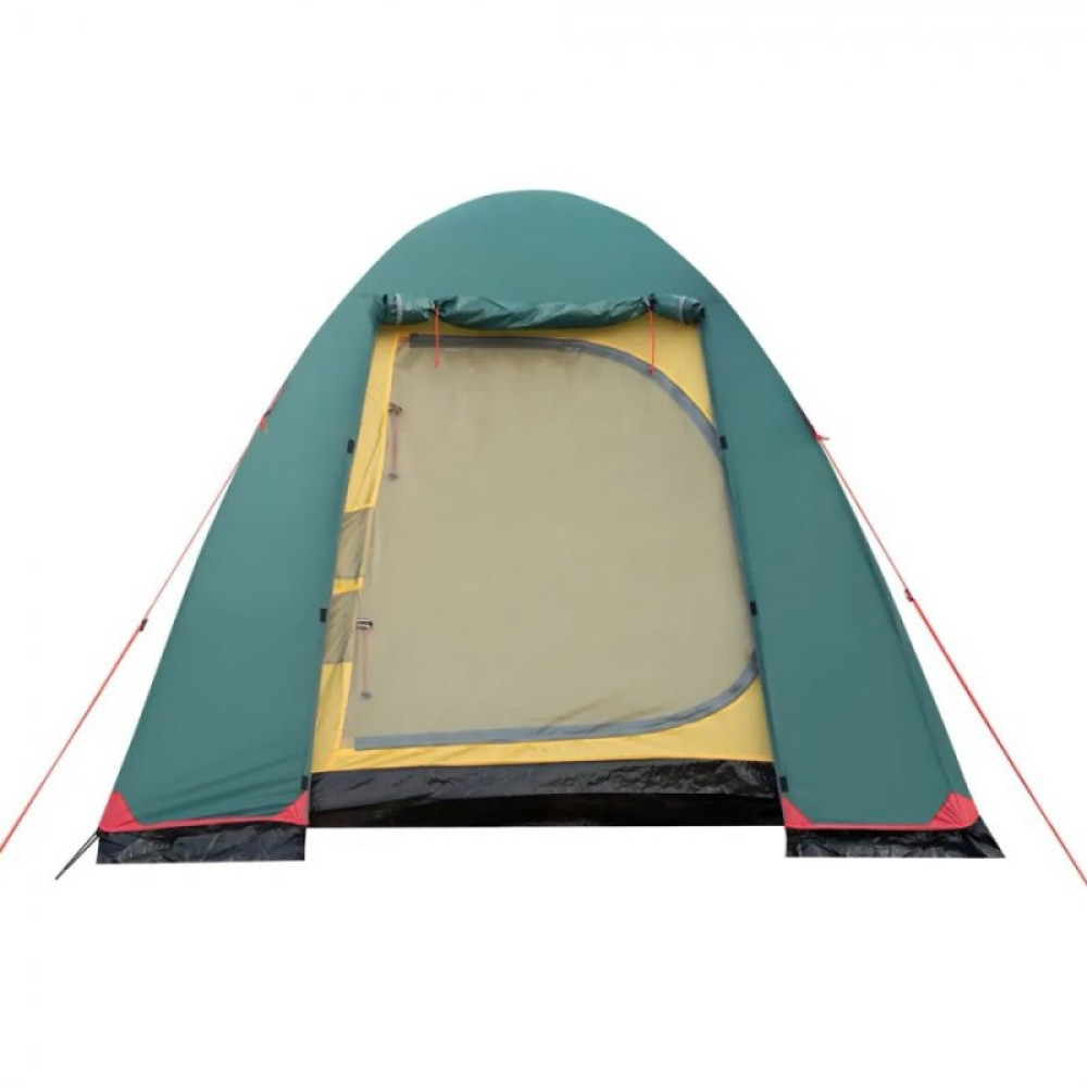 Палатка Tramp с большим тамбуром Anaconda 4 V2, зеленый