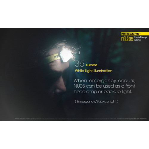Налобный фонарь Nitecore NU05 Kit