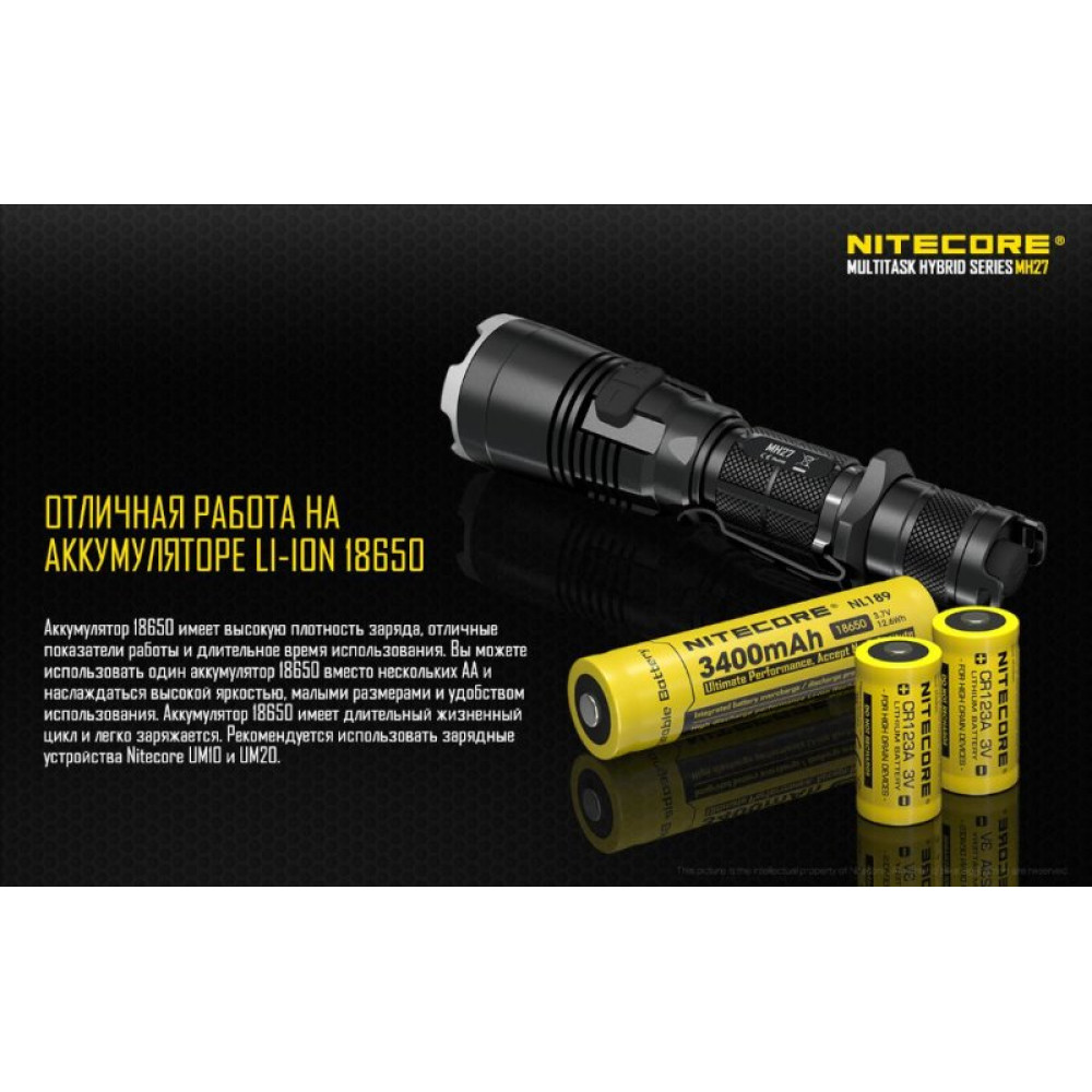 Фонарь Nitecore MH27
