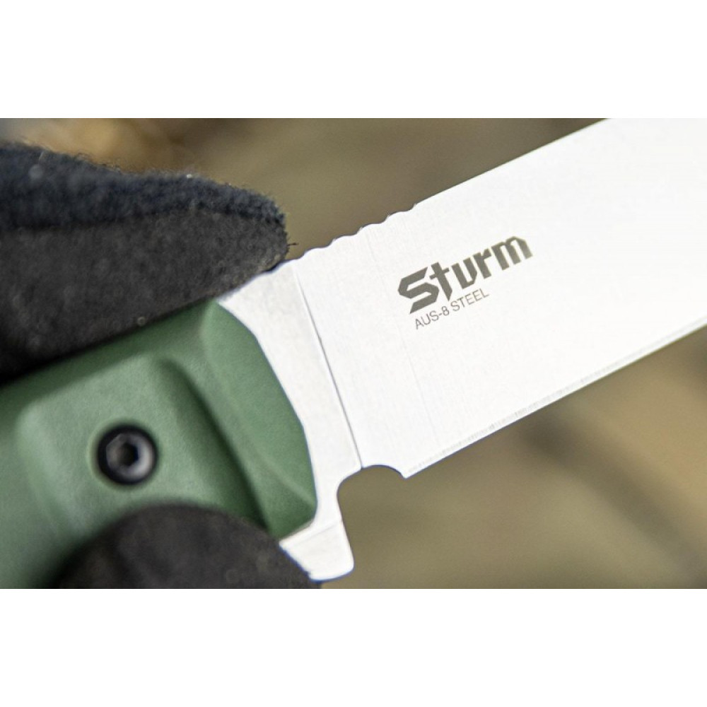 Тактический нож Sturm AUS-8 StoneWash Олива