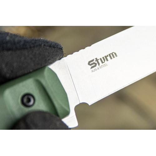 Тактический нож Sturm AUS-8 StoneWash Олива