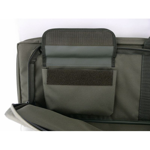 Кейс Vektor А-5 зелёный с рюкзачными лямками, дополнительное отделение