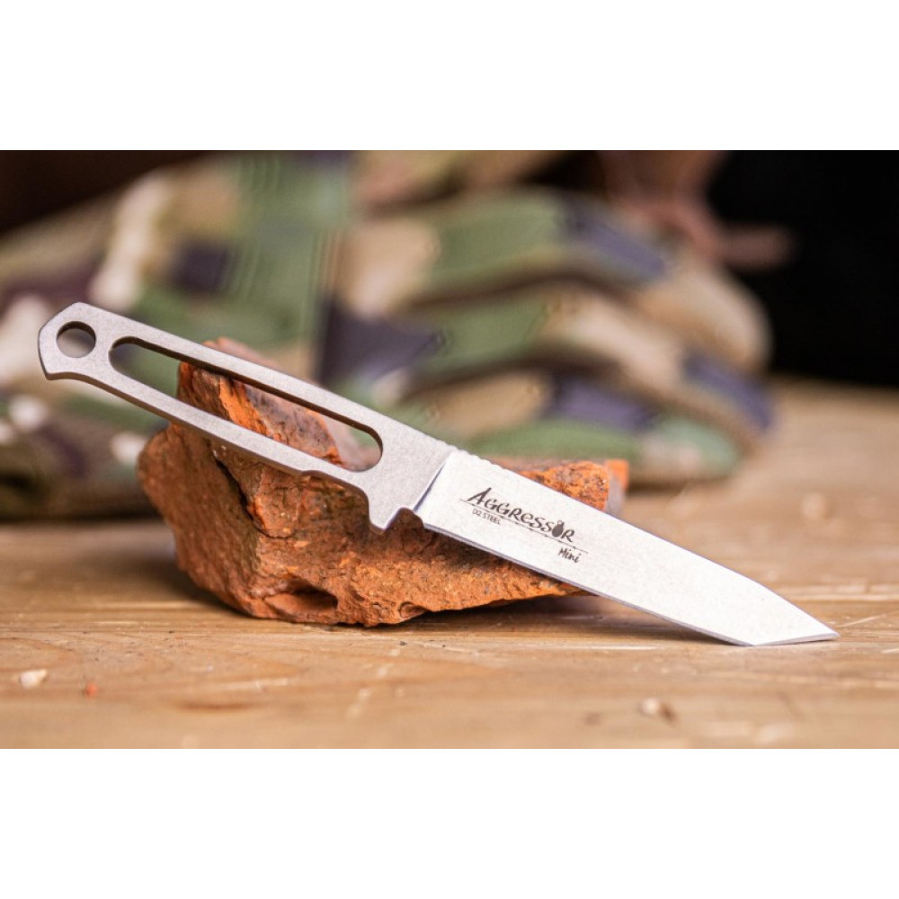 Туристический нож Aggressor Mini D2 StoneWash
