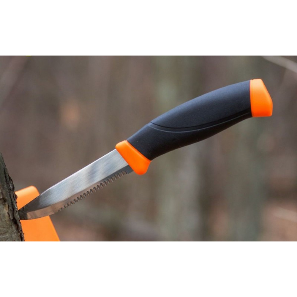 Нож Morakniv Companion F Serrated, нержавеющая сталь, 11829