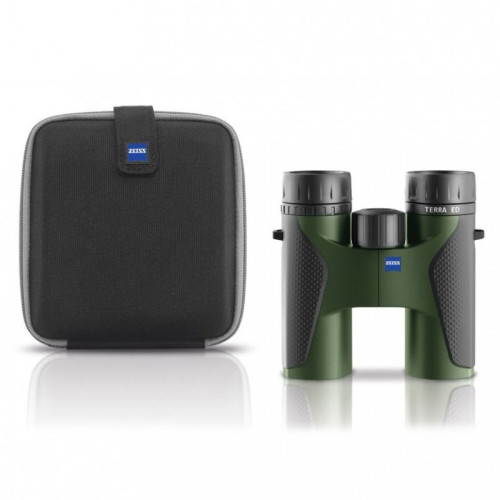 Бинокль Carl Zeiss TERRA ED 10x32, черно-зеленый, Черно-Зеленый