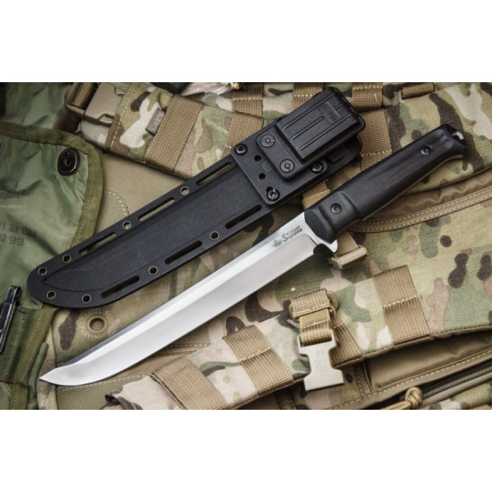 Туристический нож Sensei AUS-8 StoneWash Черный