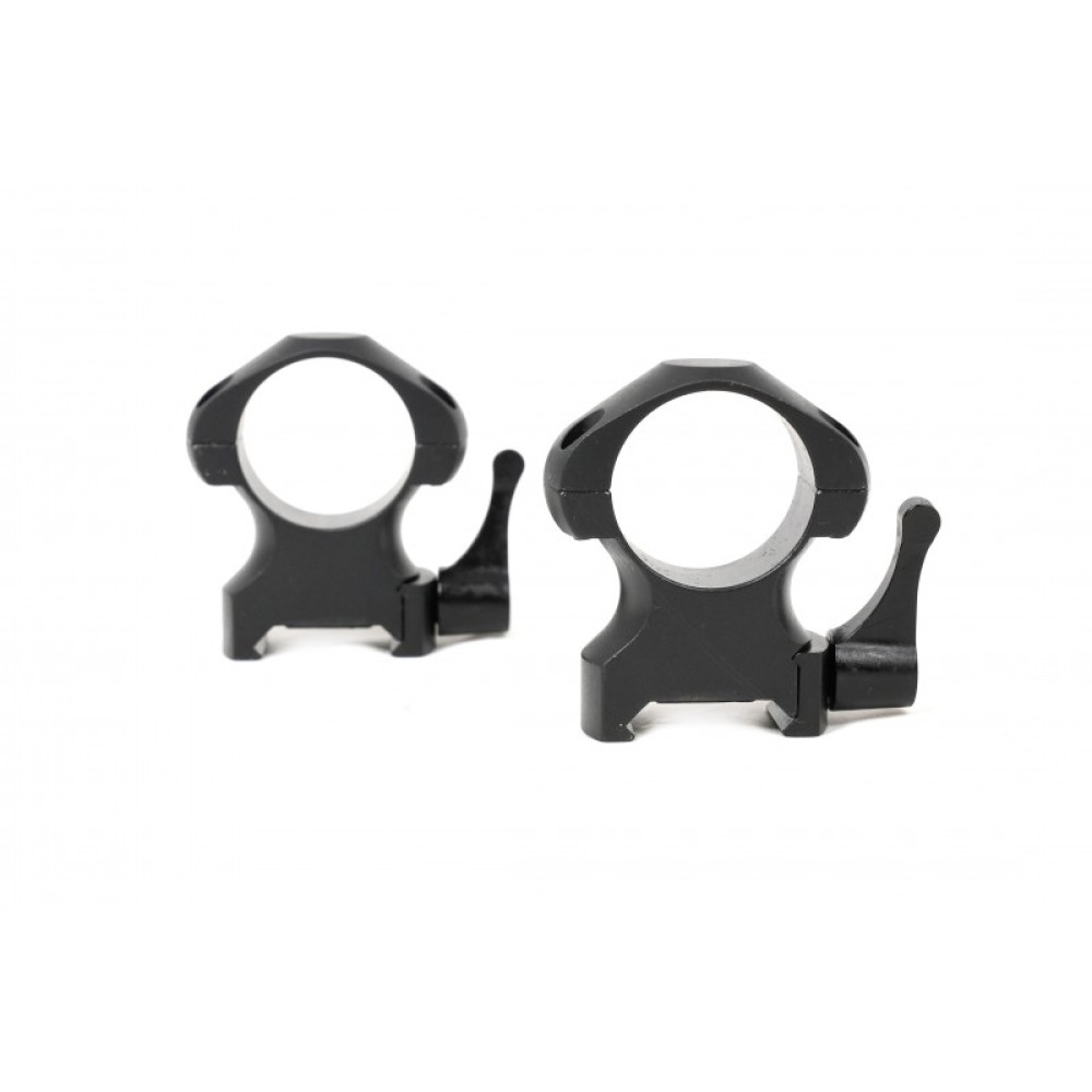 Кольца Arkon 25,4 мм быстросъемные на weaver / Аркон 25,4 мм быстросъемные на вивер стальные, средние