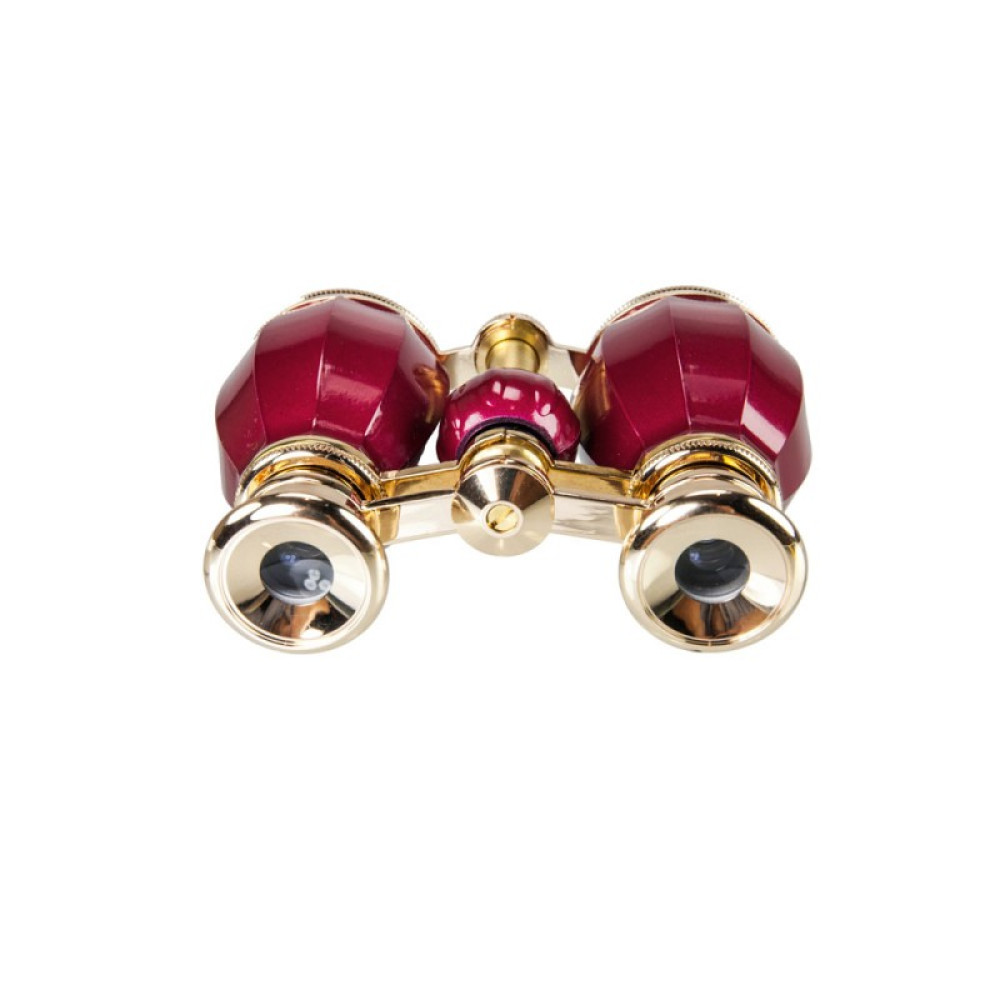 Бинокль театральный Veber Opera БГЦ 4x30, Вишня, Золотой