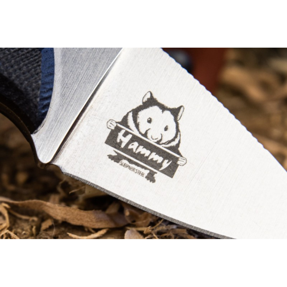 Туристический нож Hammy Sleipner StoneWash Black G10