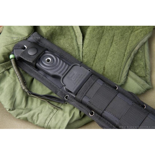 Туристический нож Vendetta AUS-8 Black Titanium