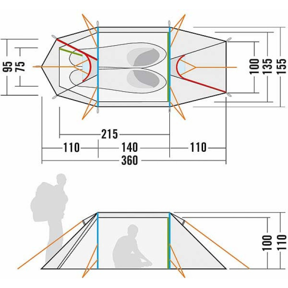 Палатка Tatonka Arktis 2