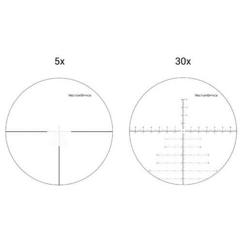 Оптический прицел Vector Optics Continental 5-30x56, 34 мм, Tactical FFP, Черный