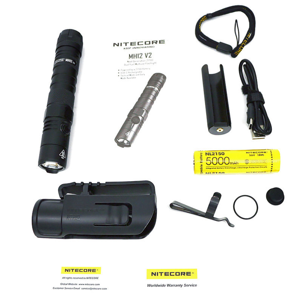 Фонарь Nitecore MH12 V2