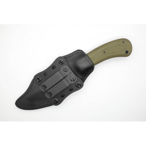 Поясной нож WINKLER KNIVES с рукояткой GREEN LAMINATE