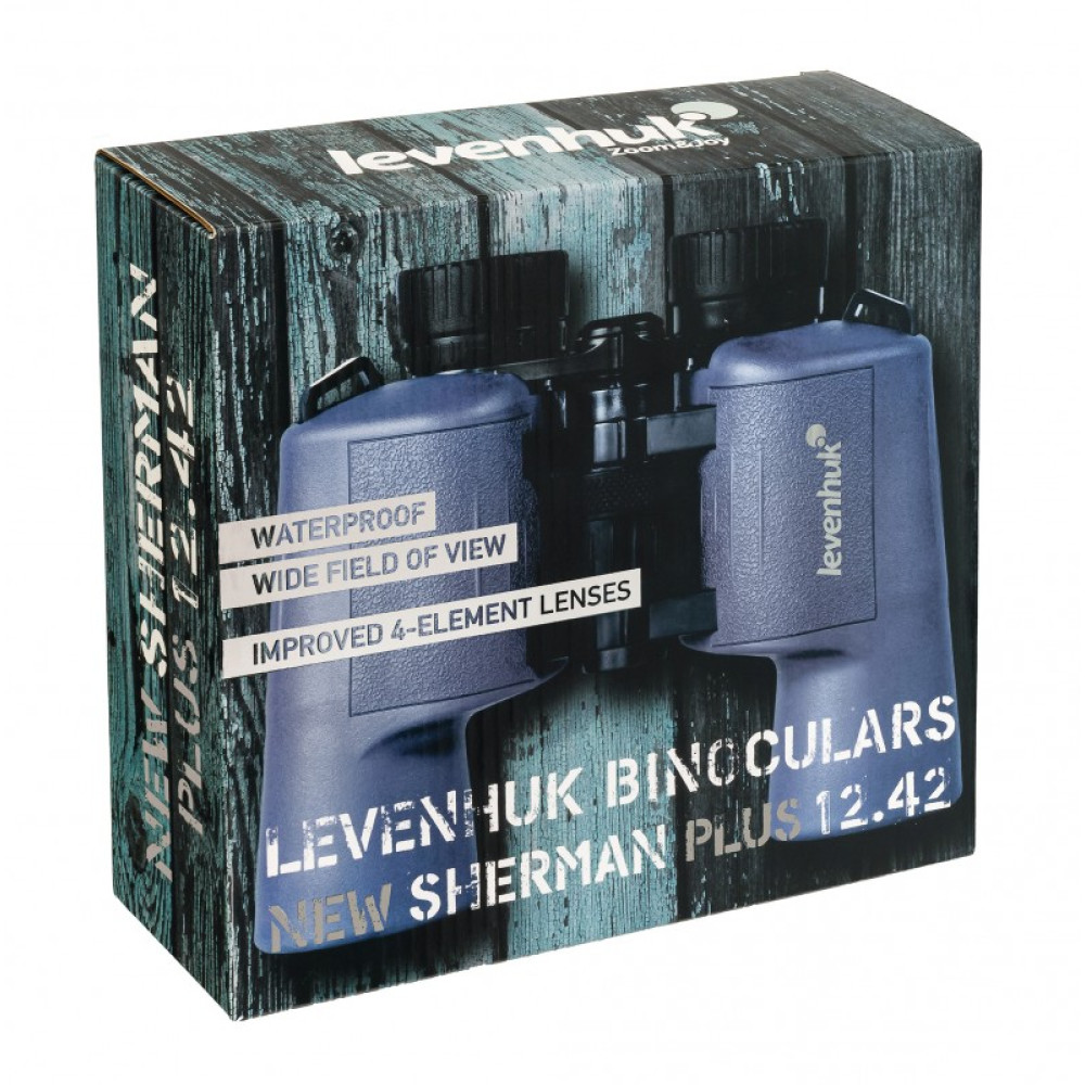 Бинокль Levenhuk New Sherman PLUS 12x42