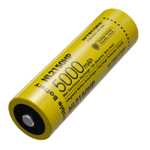 Аккумулятор Nitecore NL2150HP 21700 3.7v 5000mA 15A (19635)
