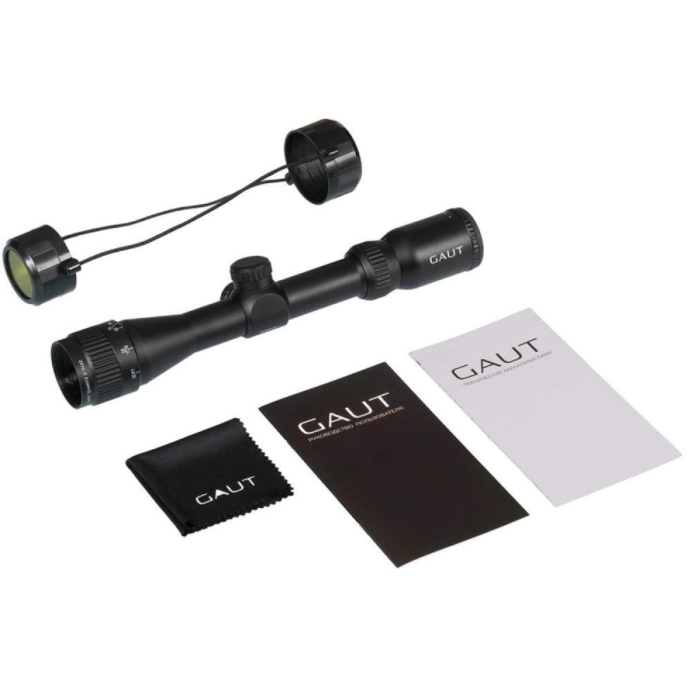 Оптический прицел Gaut Quartz 2-7x32 AO, сетка 3 (Mil-Dot)