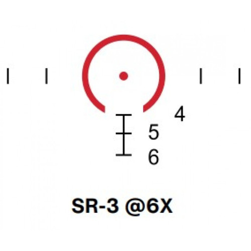 Оптический прицел EOtech Vudu 1-6x24 FFP (сетка SR3 (5.56 MOA)) с подсветкой