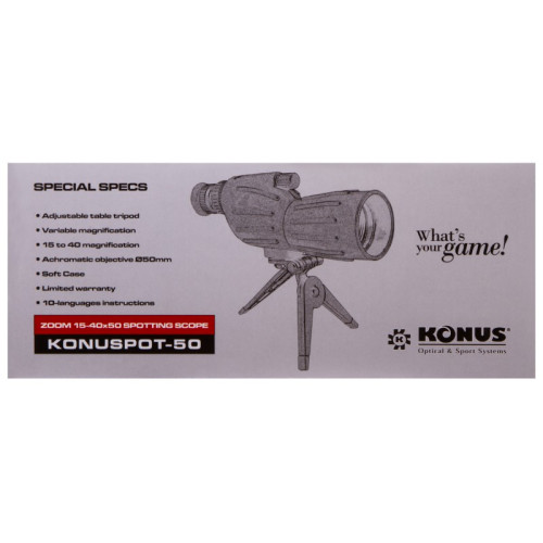 Зрительная труба Konus Konuspot-50 15-40x50