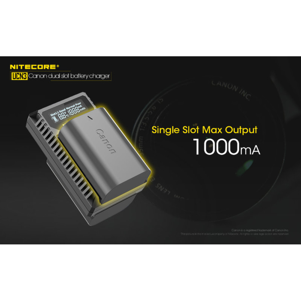 Зарядное устройство Nitecore UCN3 Canon LP-E6N