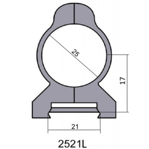 Крепление - кольца 2521 L