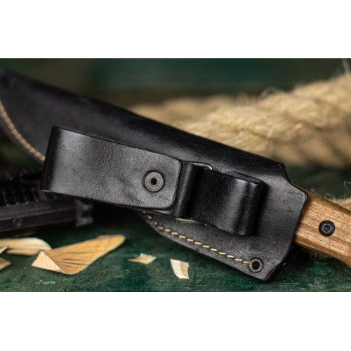 Тактический нож Sturm AUS-8 StoneWash Орех (Спуски от обуха)