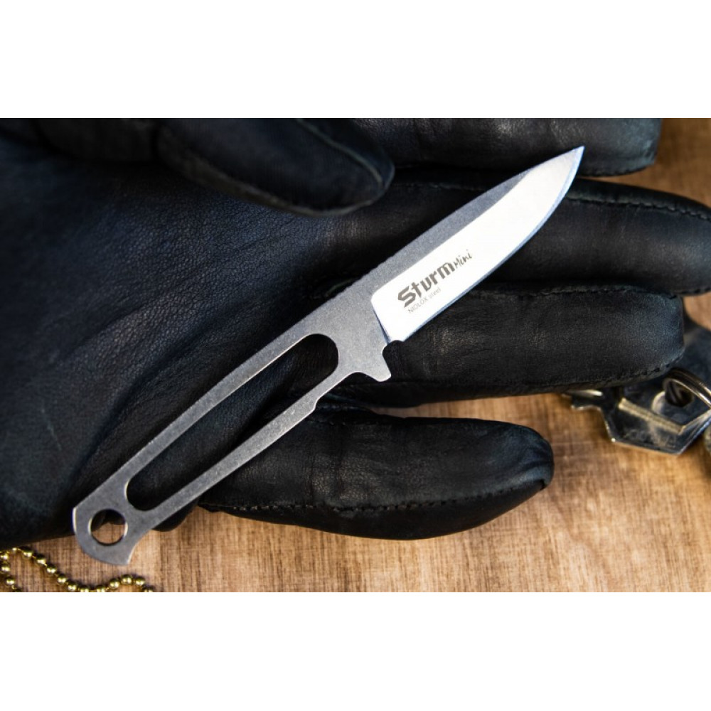 Туристический нож Sturm Mini Niolox StoneWash