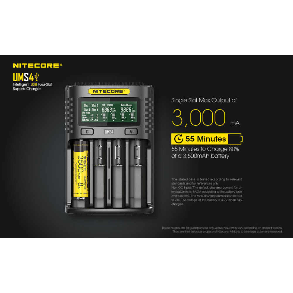 Зарядное устройство Nitecore UMS4