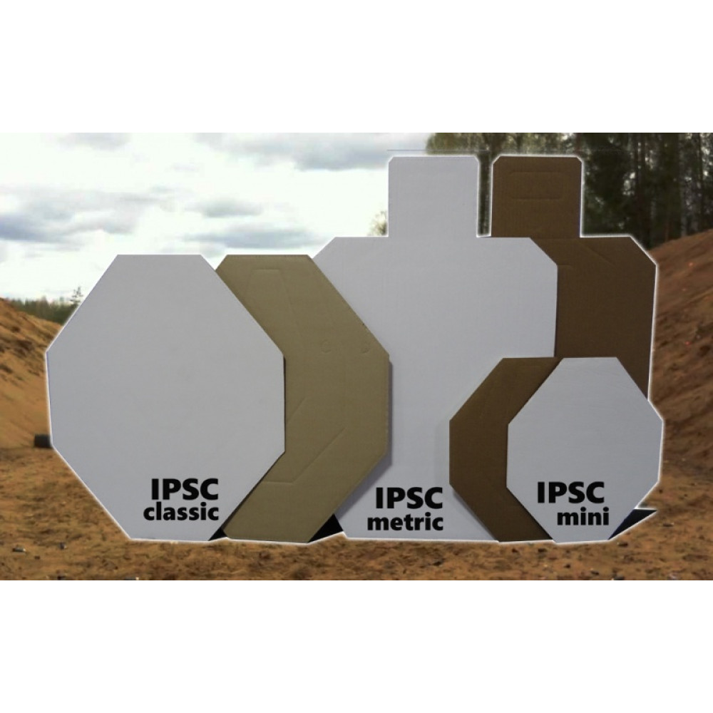 Мишень IPSC мини (с белой стороной)