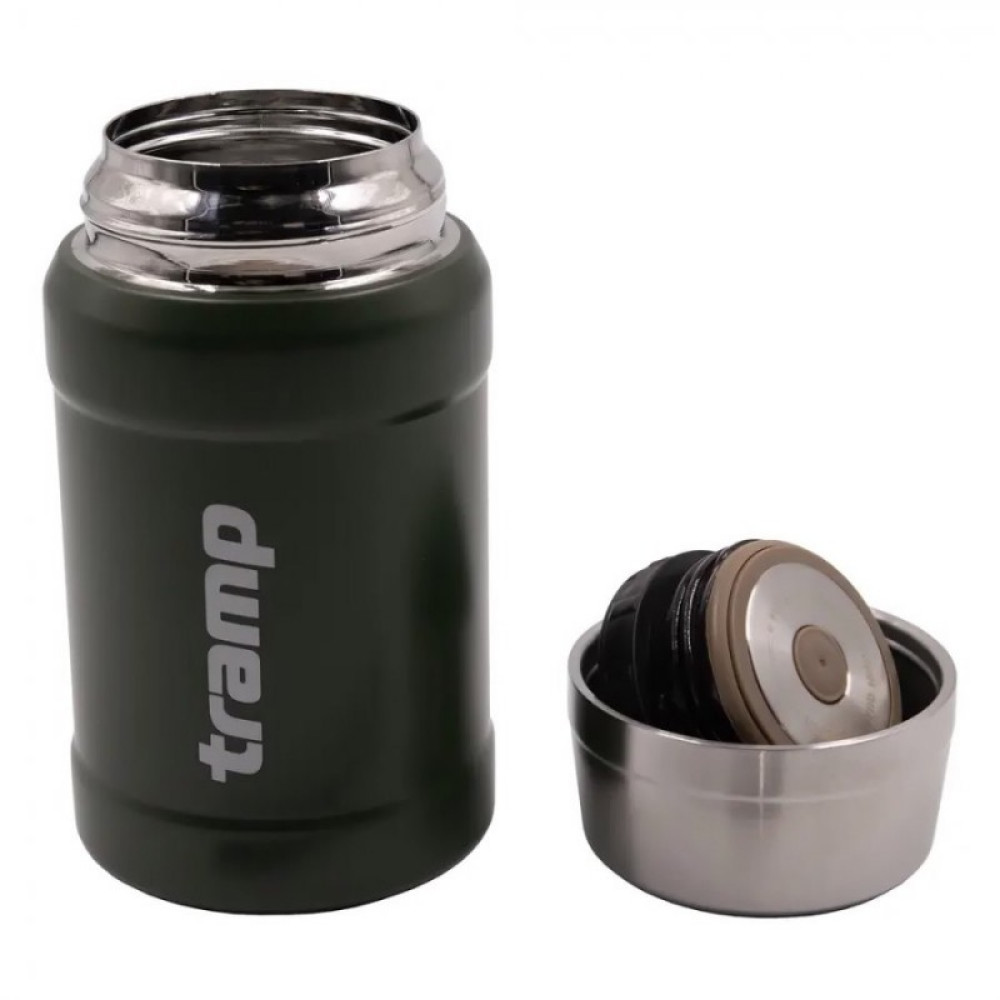 Tramp термос с широким горлом 0,8 л с сумкой TRC-132, оливковый